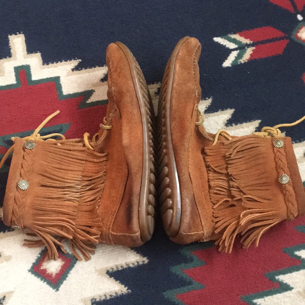 Minnetonka Fringe Boots